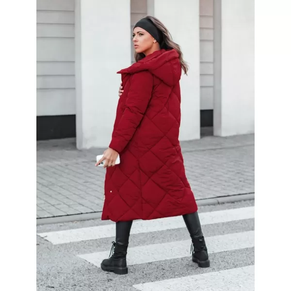 Női kabát DSTREET TY5479 BURGUNDIA 