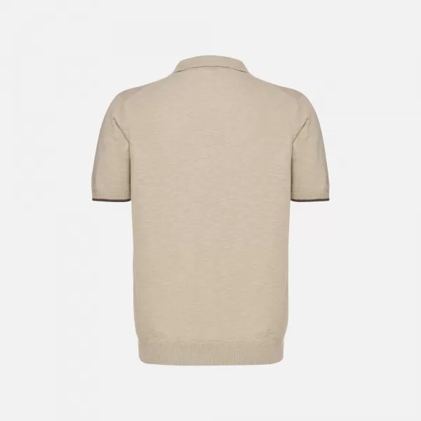  Férfi póló GEOX KNIT G012318 BÉZS 