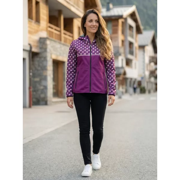  Női prémium softshell kabát ALTISPORT VOJ/ALW048JACK01 LILA 