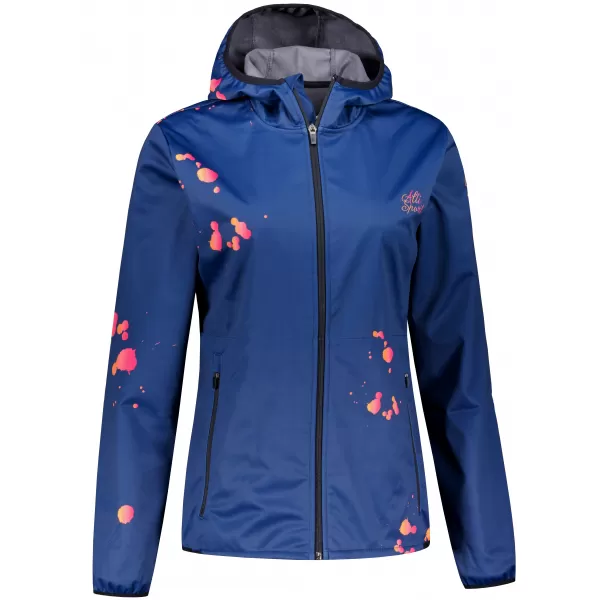  Női prémium softshell kabát ALTISPORT VOJ/ALW077JACK01 SÖTÉTKÉK/NARANCS 