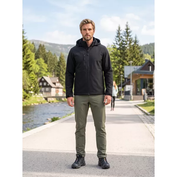  Férfi softshell kabát ALTISPORT NoPrint NP/ALM845 FEKETE 