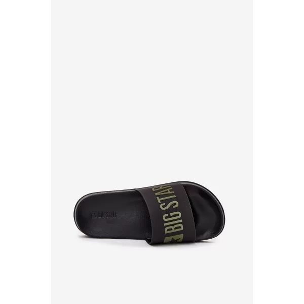  Férfi papucs BIG STAR SS174359 BLACK Big Star Shoes 