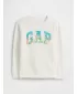 Gyermek pulóver GAP LOGO SWEATSHIRT 770622-03 ÚJ TÖRTFEHÉR