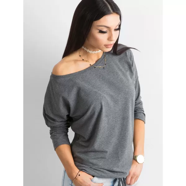  Női blúz BASIC FEEL GOOD RV-BZ-4691.36P SÖTÉTSZÜRKE 