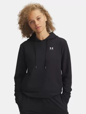 Női pulóver SPORT TERRY HOODIE 6011015-001 BLACK Under Armour