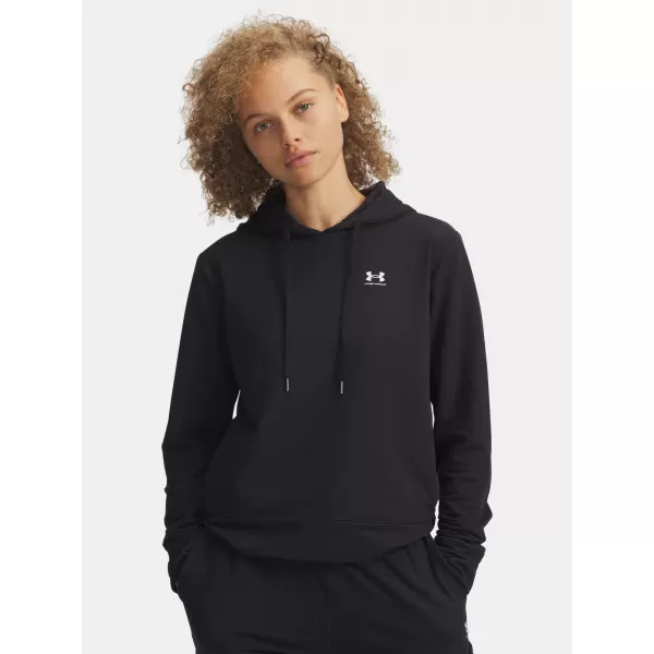  Női pulóver SPORT TERRY HOODIE 6011015-001 BLACK Under Armour 