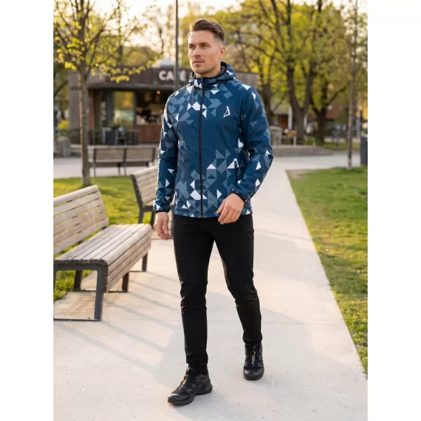  Férfi prémium softshell kabát ALTISPORT VOJ/ALM108JACK01 SÖTÉTKÉK/FEHÉR 
