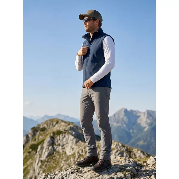  Férfi softshell mellény ALTISPORT NoPrint NP/ALM865 SÖTÉTKÉK 