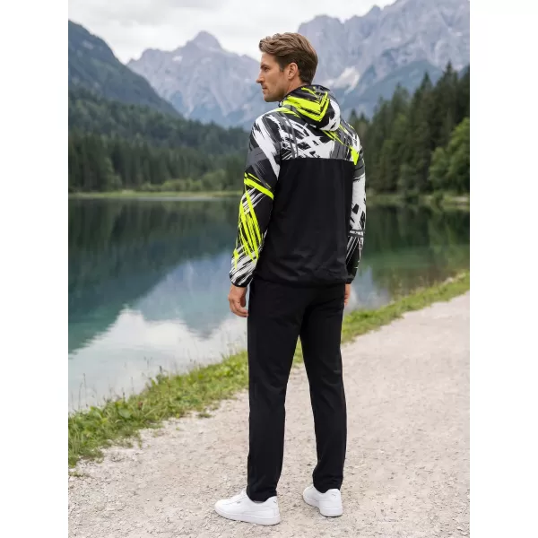  Férfi prémium softshell kabát ALTISPORT VOJ/ALM039JACK01 FEKETE ÉS SÁRGA 