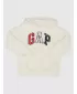 Gyermek pulóver GAP LOGO PULLOVER HOODIE 781865-00 ÚJ TÖRTFEHÉR