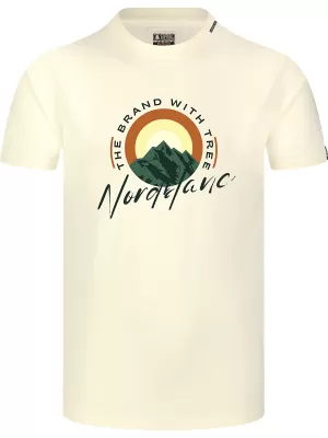 Férfi póló NORDBLANC SUNRISE NBSMT8152 FEHÉR