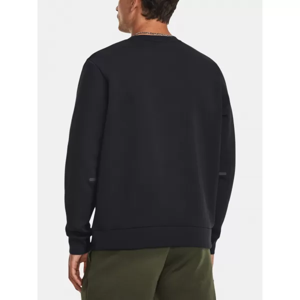  Férfi pulóver UNDER ARMOUR UA UNSTOPPABLE FLC CREW 1381688-001 FEKETE 