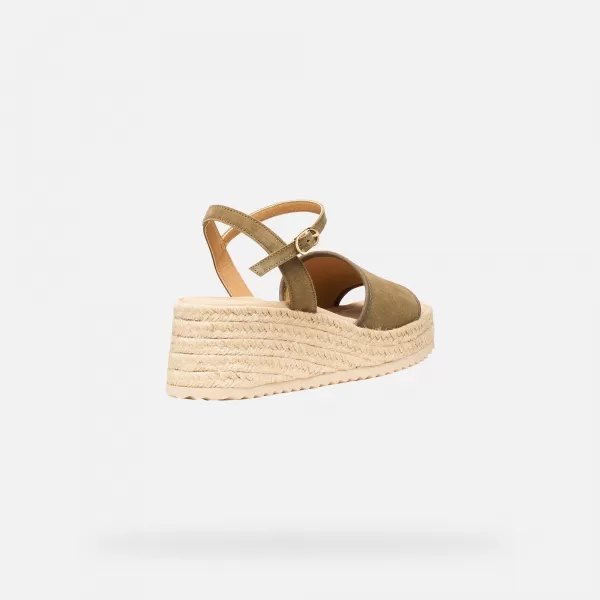  Női szandál GEOX ALEMERIA G012886 KHAKI 