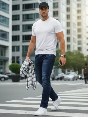 Férfi nadrág DSTREET UX4479 KÉK