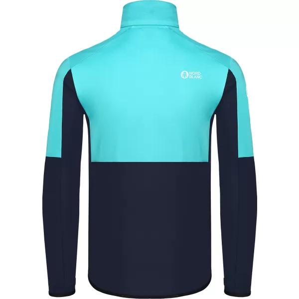  Férfi powerfleece pulóver NORDBLANC GROAN NBWFM8282 VILÁGOSKÉK 
