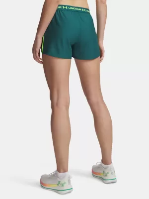 Női rövidnadrág UNDER ARMOUR TECH PLAY UP SHORTS 1389882-338 ZÖLD