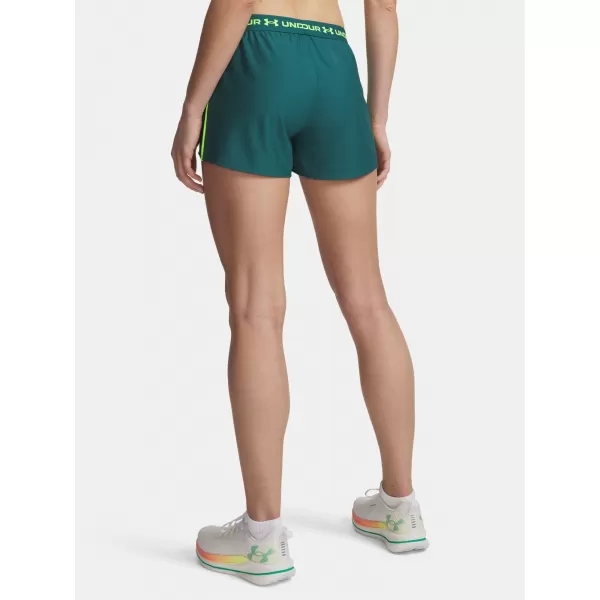  Női rövidnadrág UNDER ARMOUR TECH PLAY UP SHORTS 1389882-338 ZÖLD 