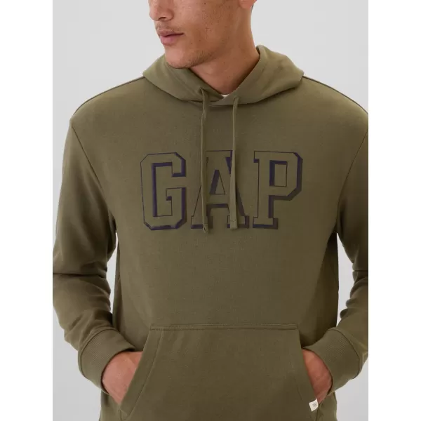  Férfi pulóver GAP ATHLETIC LOGO PULLOVER HOODIE 542302-01 OLAJBOGYÓ ÉJSZAKA 