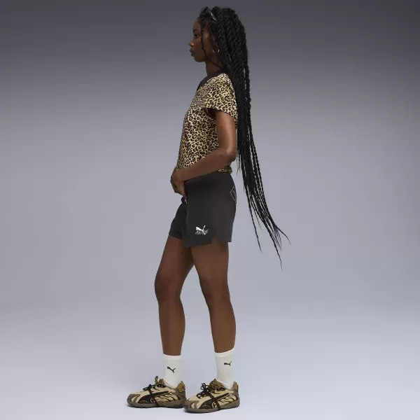  Női póló PUMA X A$AP ROCKY BABY TEE 636099-05 MELEG BÉZS/AOP 