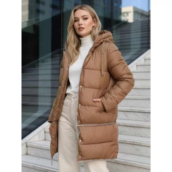  Női kabát DSTREET TY5167 BARNA 