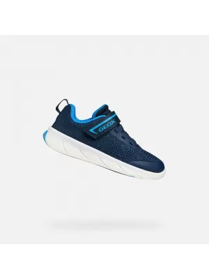 Fiú tornacipő GEOX FOOT-RUN J65PDB06K9JCF44D KÉK