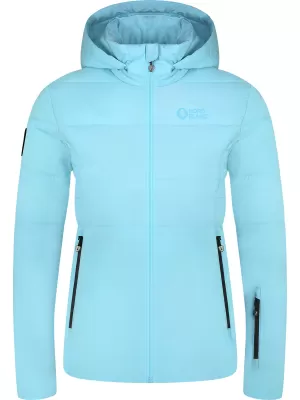Női téli kabát NORDBLANC KNOLL NBWJL8272 VILÁGOSKÉK