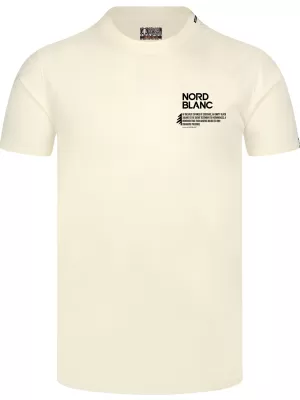 Férfi póló NORDBLANC NOTHINGNESS NBSMT8150 FEHÉR