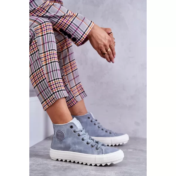  Női tornacipő BIG STAR EE274115 VILÁGOS KÉK Big Star Shoes 