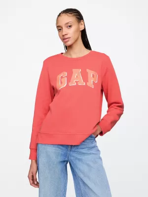 Női pulóver GAP LOGO CREWNECK SWEATSHIRT 744529-02 GÖRÖGDINNYE JÉG