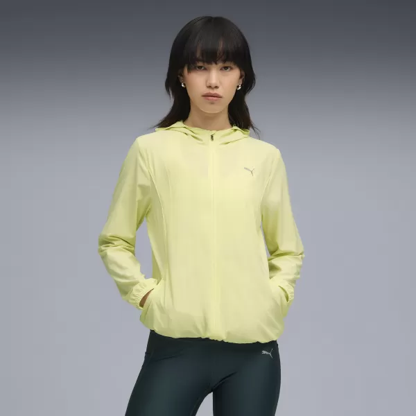  Női kabát PUMA RUN VELOCITY WOVEN JACKET W 526584-35 ARANY HOLD 
