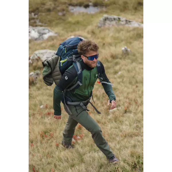  Férfi powerfleece pulóver NORDBLANC GROAN NBWFM8282 SÖTÉTZÖLD 