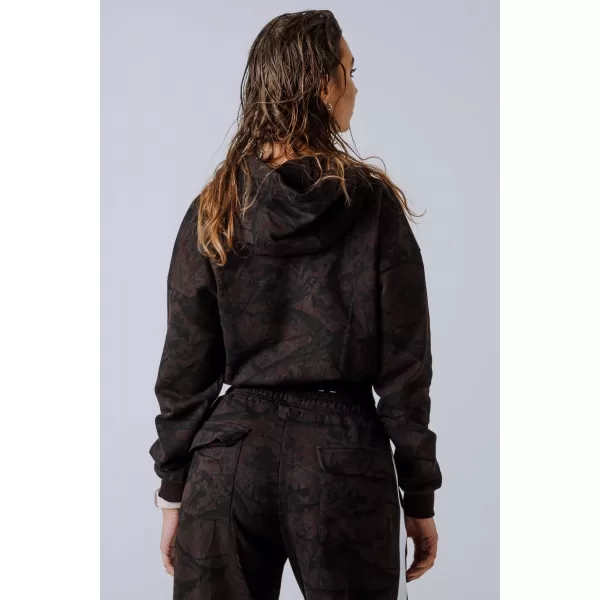  Cipzáras kapucnis POWER 895 DARK BROWN CAMO Nebbia 