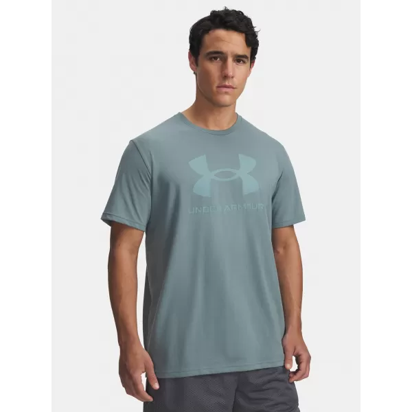  Férfi póló UNDER ARMOUR UA SPORTSTYLE LOGO UPDATE SS 1382911-587 KÉK 