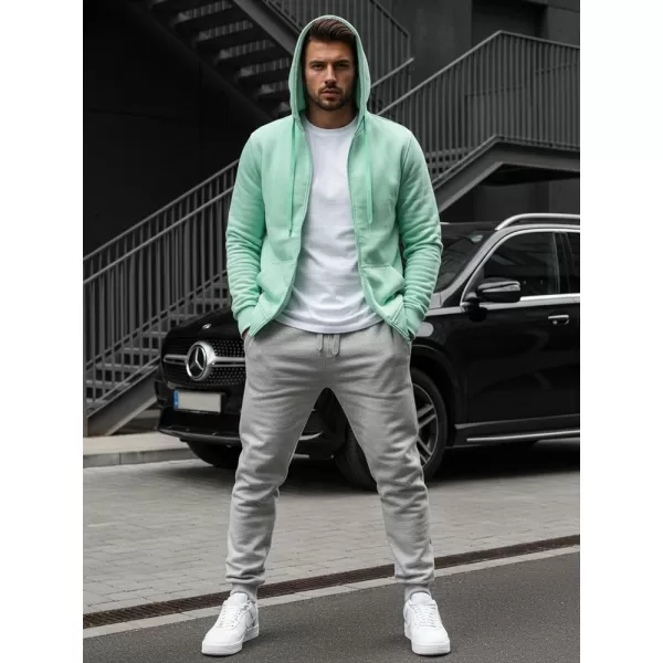  Férfi pulóver DSTREET BX5231 VILÁGOSZÖLD 