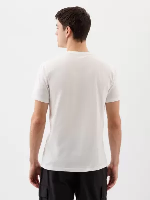 Férfi póló GAP LOGO TEE 471777-08 OPTIKA FEHÉR