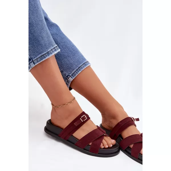  Női papucs BOTO SELORINA 41592 BURGUNDIA 