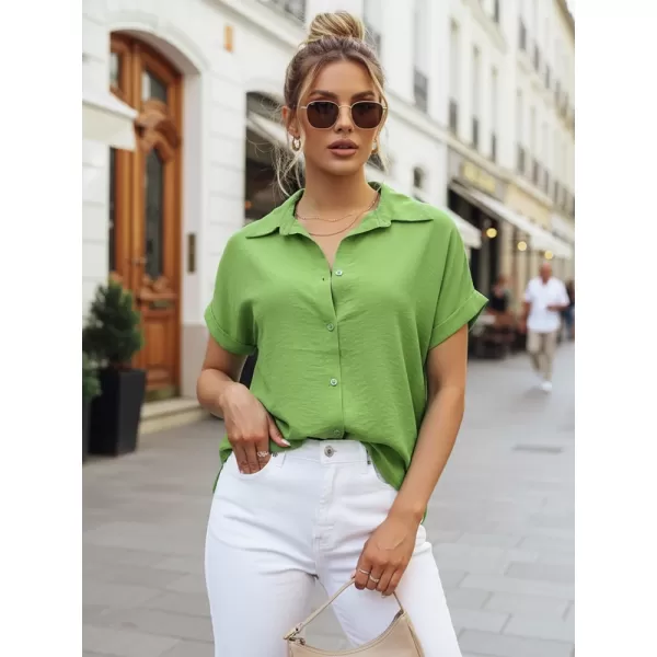  Női ing DSTREET DY0290 ZÖLD 