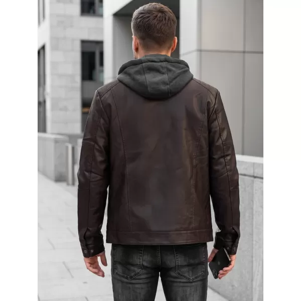  Férfi dzseki DSTREET TX5146 BARNA 