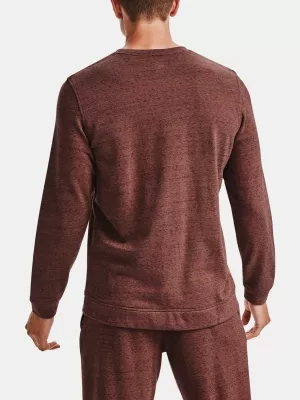 Férfi pulóver UNDER ARMOUR SPORTSTYLE TERRY KO CREW 1357103-688 PIROS