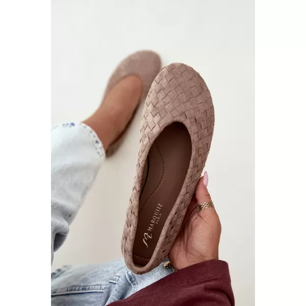  Női balerinák BOTO 9867 KHAKI 