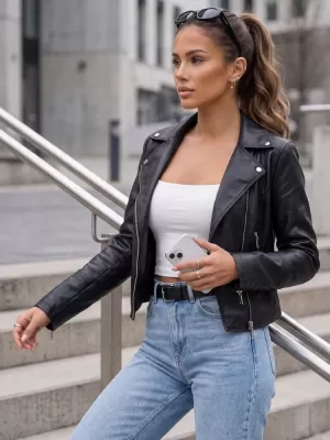 Női kabát DSTREET TY5718 FEKETE