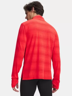 Férfi póló UNDER ARMOUR VELOCITI 1/4 ZIP 6010887-713 PIROS