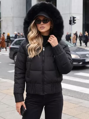 Női kabát DSTREET TY5828 FEKETE