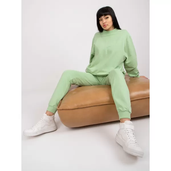  Női pulóver BASIC FEEL GOOD AP-BL-A-R001 PISZTÁCIA 
