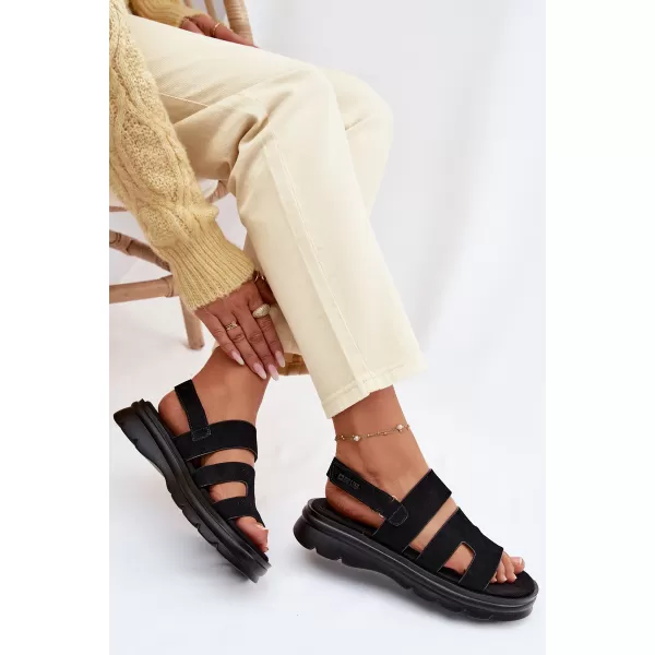  Női szandál BIG STAR SHOES TT274484 FEKETE 