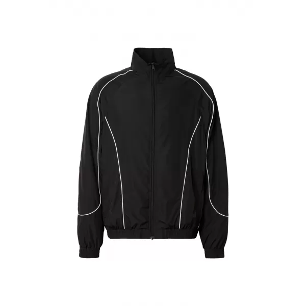  Férfi tréningruha kabát URBAN CLASSICS TB8044-00007 FEKETE 