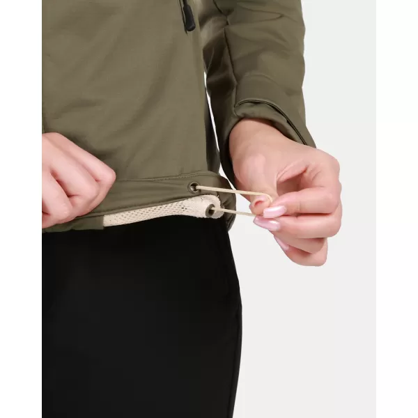  Női softshell kabát KILPI ONTAVIA-W 1L0113KI ZÖLD 