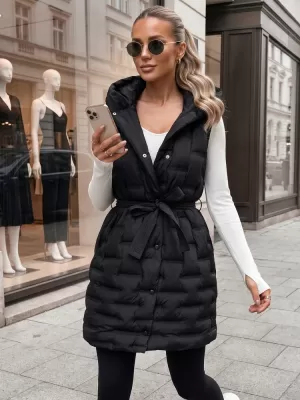 Női mellény DSTREET TY5903 FEKETE