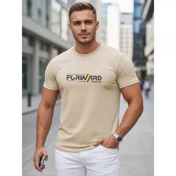  Férfi póló DSTREET NX0145R-BT BÉZS 