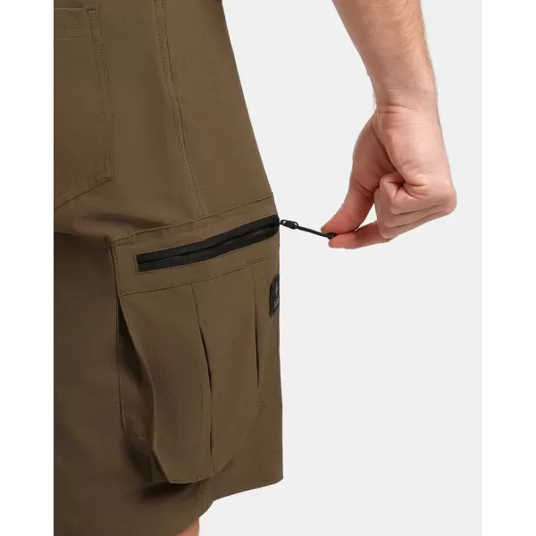  Férfi rövidnadrág KILPI ASHER-M 1M0409KI KHAKI 
